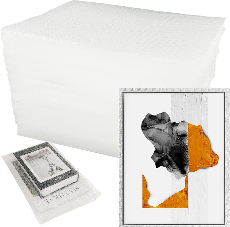 AFROX 16 x 20 Inch Bubble Pouches Wrap, 20Pcs Bubble Out Bags Pouches Double Walled Wrap Pouches Protective Cushioning Bubble Pouch for Packing, Moving, Shipping and Storage - Image 1